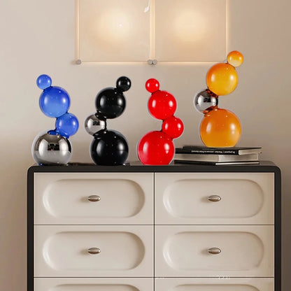 DecorBites™ Crystal Bubble Decor Spheres Spliced Glass Ball Figurines Home Decor Accessories