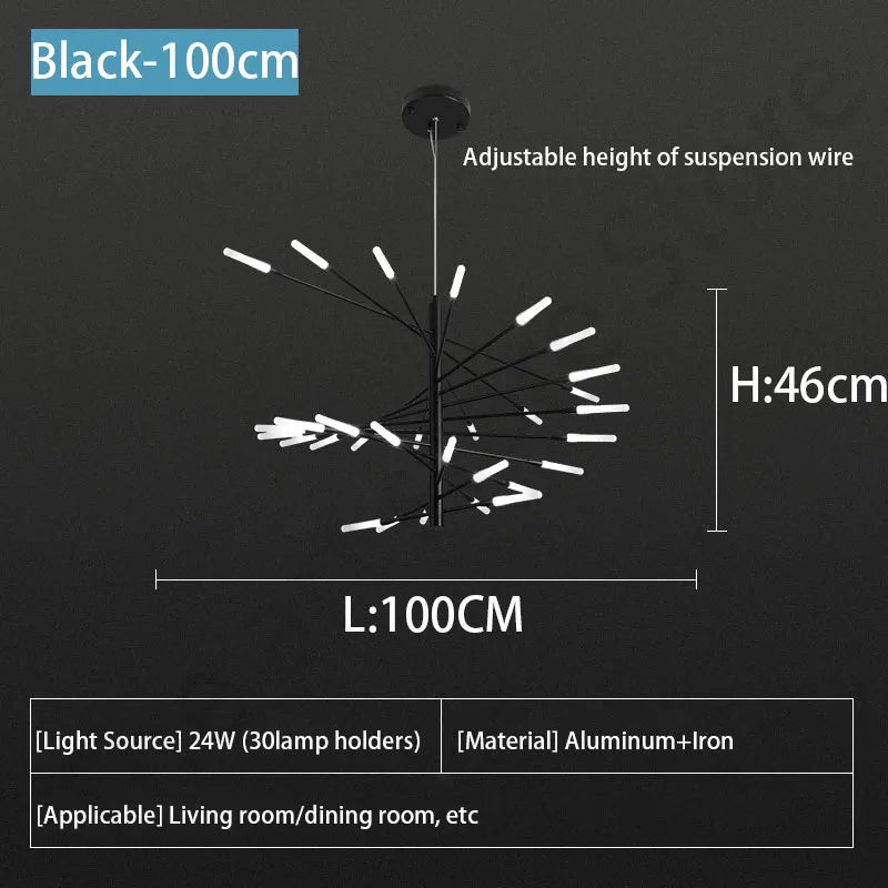 Luxury Firework Pendant Light