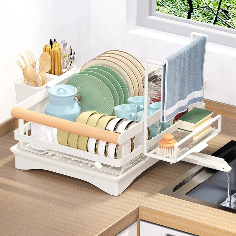 Metal Dish Organizer Rack