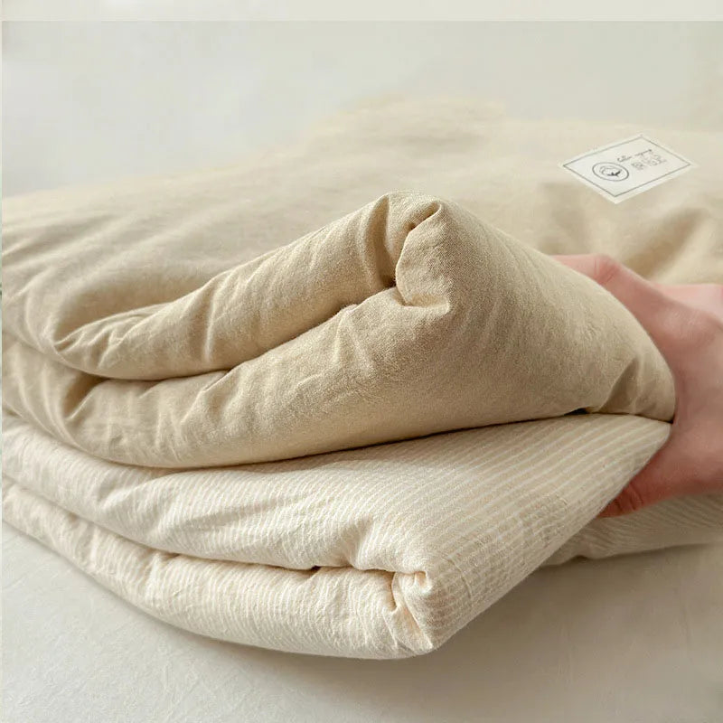 DecorBites™ Cotton Summer Cooling Blanket | Soft Breathable Quilted Quilt