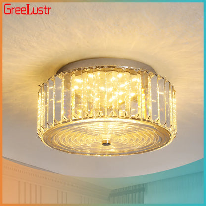 DecorBites™ Crystal LED Ceiling Chandelier Light Circle Design Indoor Lighting