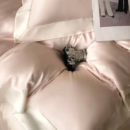 DecorBites™ Eucalyptus Fiber Bedding Set, Summer Coolness, Silky Quilt, Duvet Cover, Sheet Set