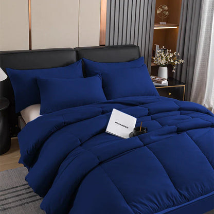 DecorBites™ Cozy Queen/King Duvet & Pillowcase Set - Soft, Breathable, Durable Blanket