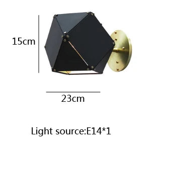 DecorBites™ Cube LED Pendant Light: Art Deco Hanging Lamp for All-Match Style