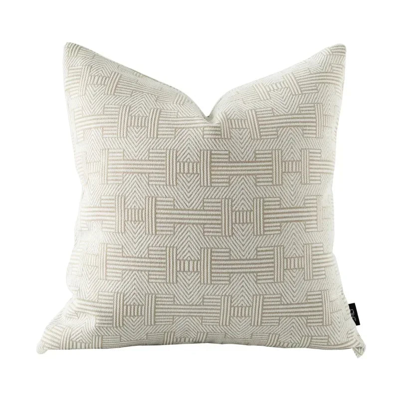DecorBites™ Geometric Jacquard Cushion Cover Modern Luxury Decorative Pillows