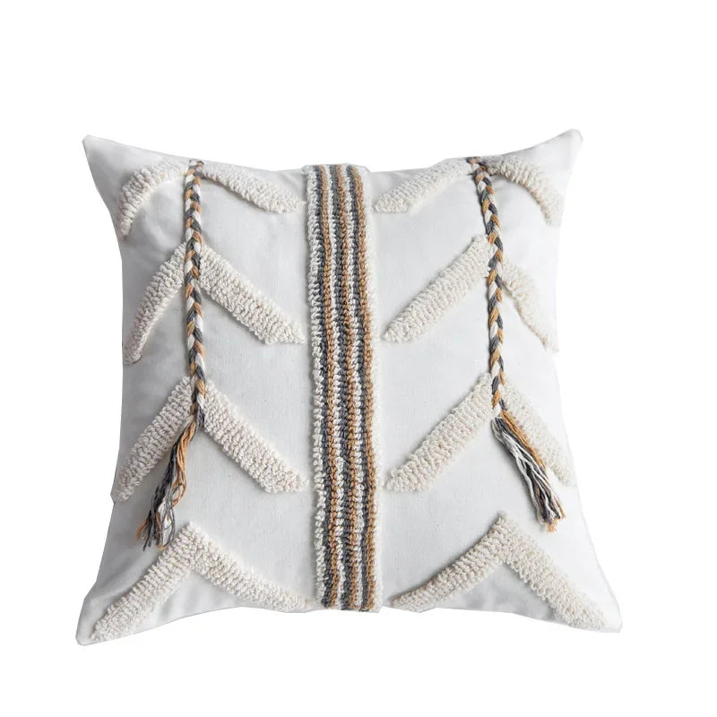 Cotton Tassel Sofa Pillowcase
