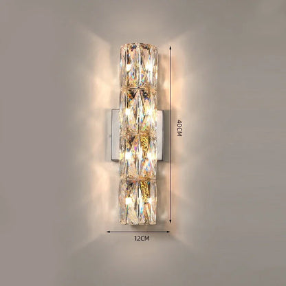 DecorBites™ Crystal Wall Light: Luxury Nordic Style for Living Room & Bedroom