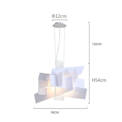 DecorBites™ Acrylic Leaf Pendant Lamps: Modern Ceiling Hanging Light for Kitchen Island & Living Room