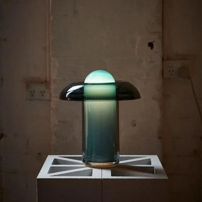 DecorBites™ Green Glass Desk Lamp for Nordic Style Living Room and Bedroom Decor