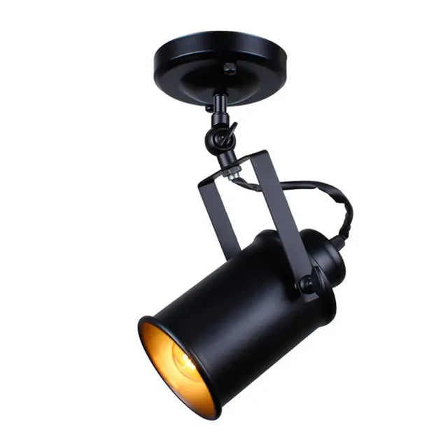 Black Retro Ceiling Lamp