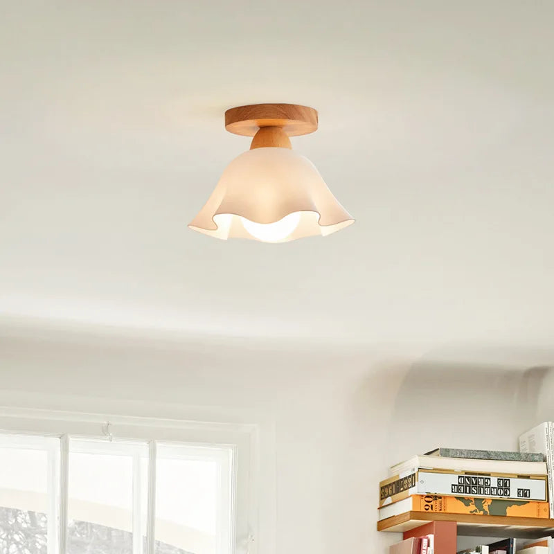 DecorBites™ LED Wood Acrylic Ceiling Lamp Modern Art Decor Light Fixture