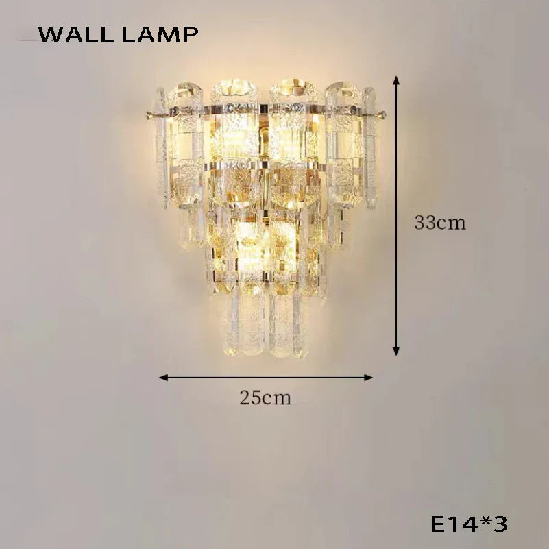 DecorBites™ Crystal Ceiling Chandelier, Nordic Luxury Double Lampara for Dining Table