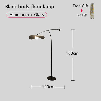 DecorBites™ Adjustable Long Arm LED Floor Lamp for Reading & Living Room