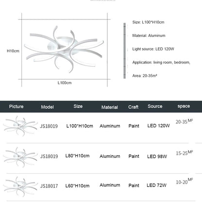 DecorBites™ Led Chandelier Modern Ceiling Light Fixture