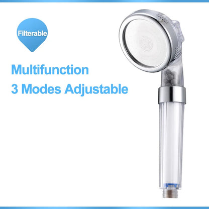 DecorBites™ High Pressure Bath Shower Head with Anion Filter for Spa Experience