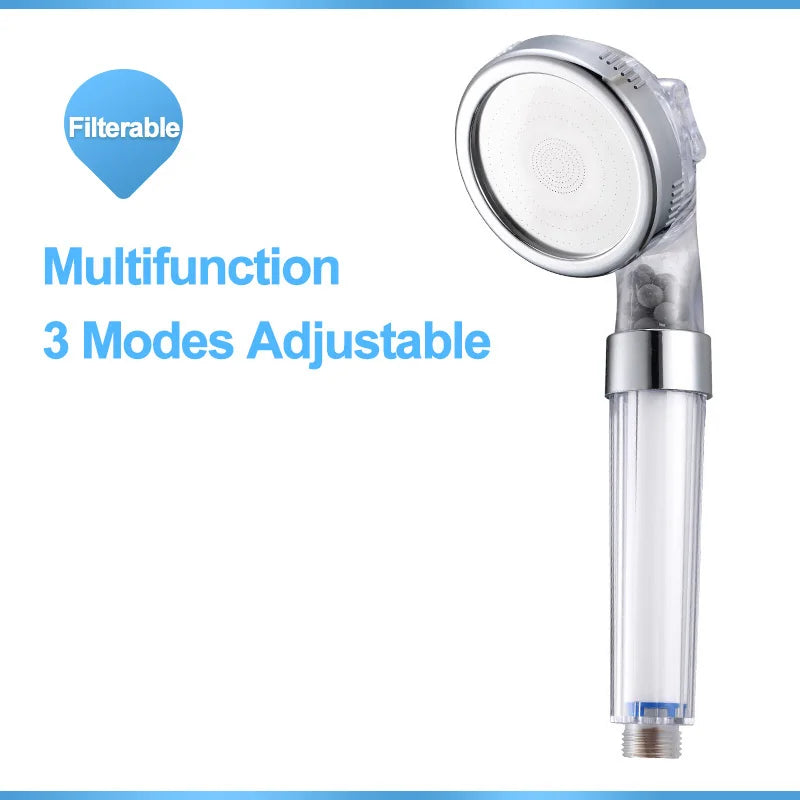 Chrome Spa Anion Shower Head