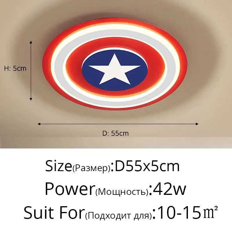 DecorBites™ Kids LED Cartoon Ceiling Light | Boys Girls Bedroom Decor Lamps