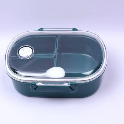 DecorBites™ Fresh-keeping Lunch Box Set for Kids: Three Compartments, Microwave Safe
