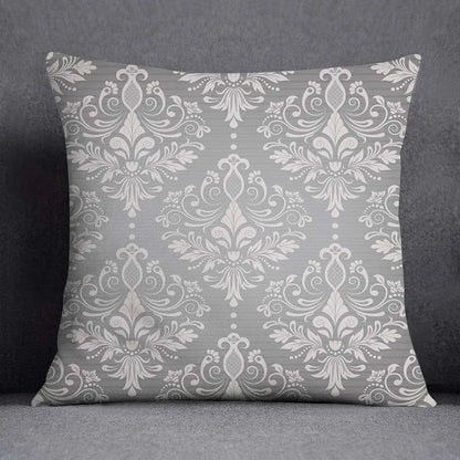 DecorBites™ Geometric Floral Print Lumbar Pillow Case 45X45cm Sofa Cushion Cover