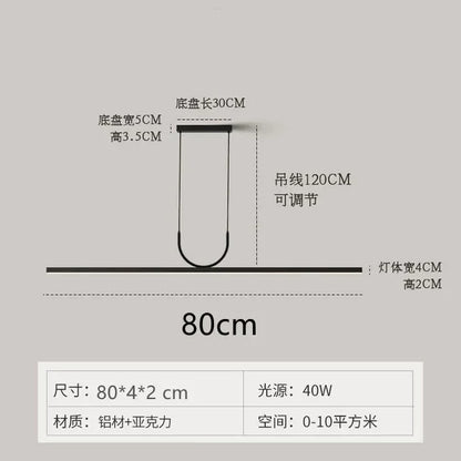 DecorBites™ LED Ceiling Chandelier for Dining Room - Modern Minimalist Pendant Lamp