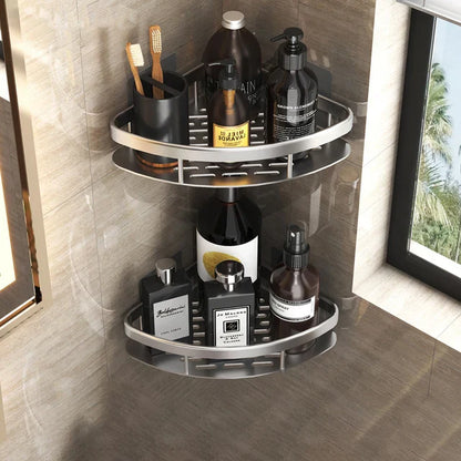 DecorBites™ Corner Shower Shelf Bathroom Storage Holder Shampoo Organizer & Accessories