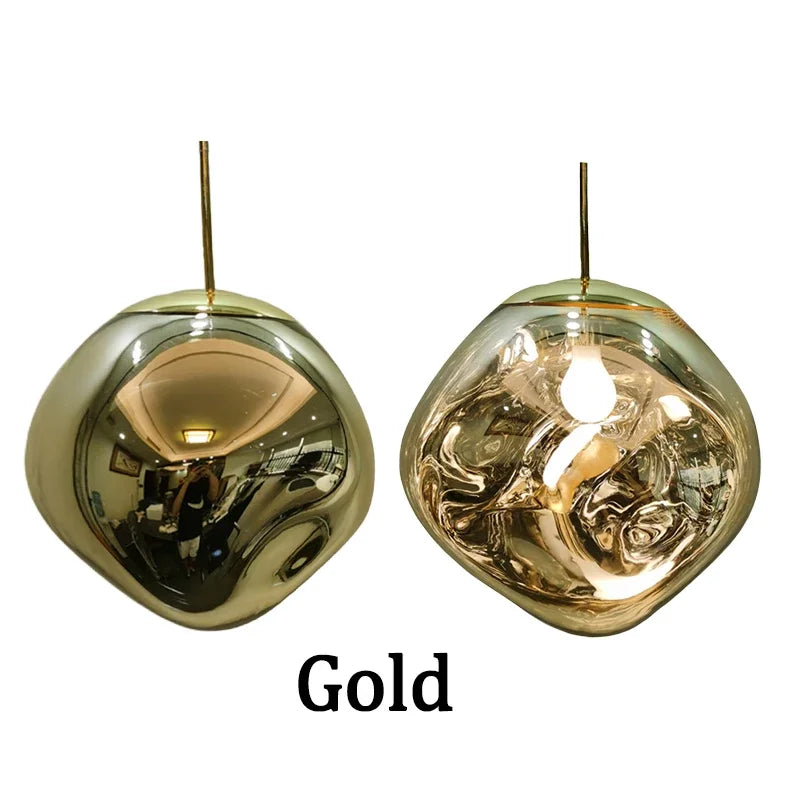 Glass Lava LED Pendant Light