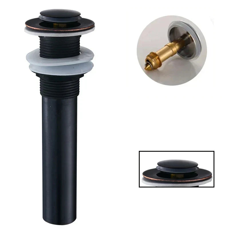 Gold Round Pop-up Drain