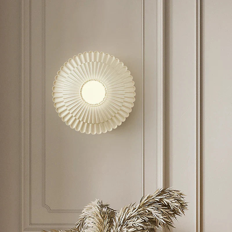 DecorBites™ French Cream Wind Wall Lamp - Pastoral Style Bedroom Sconce