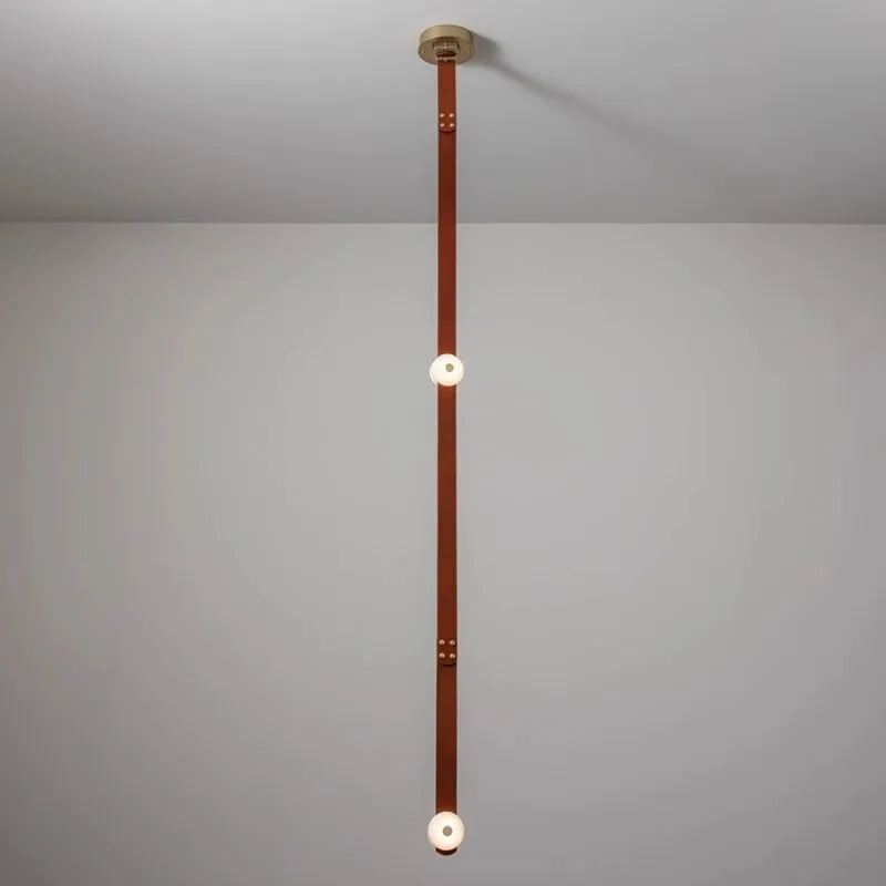 Leather Marble Dimmable Pendant