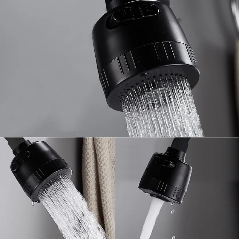Matte Black Kitchen Faucet Wall Mounted