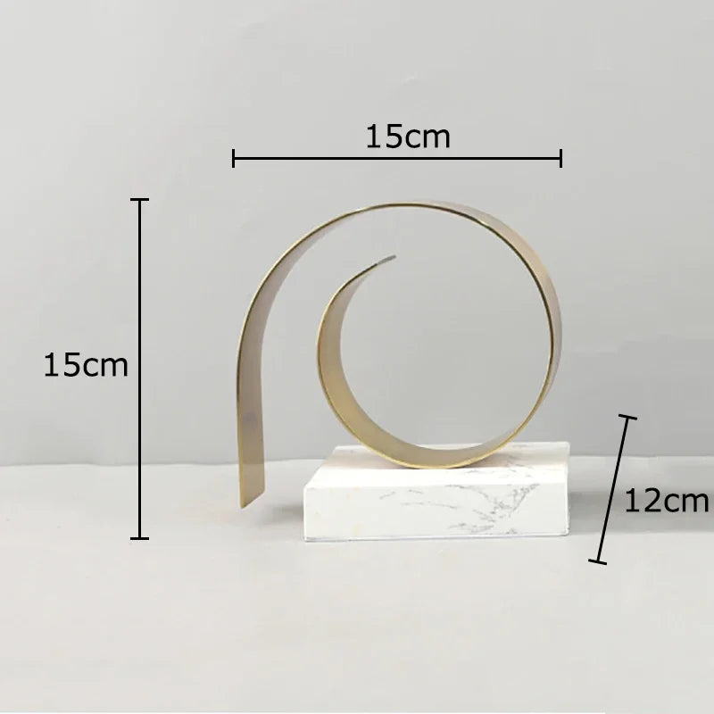 Gold Marble Bookend Set