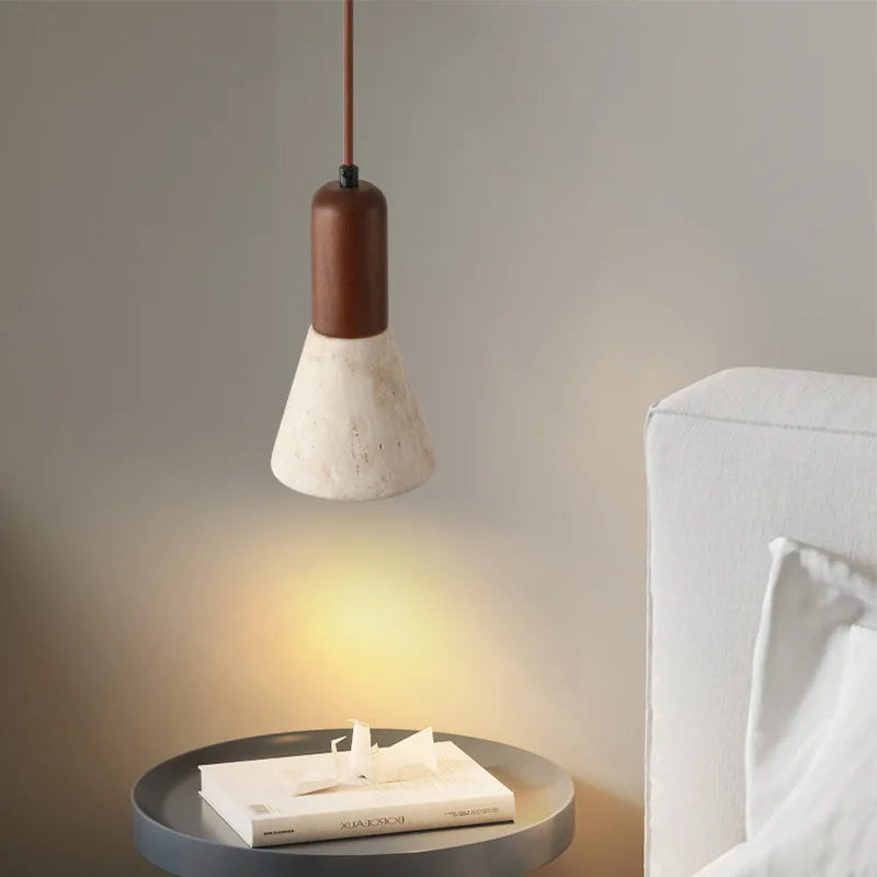 Travertine Wabi Sabi Lamp