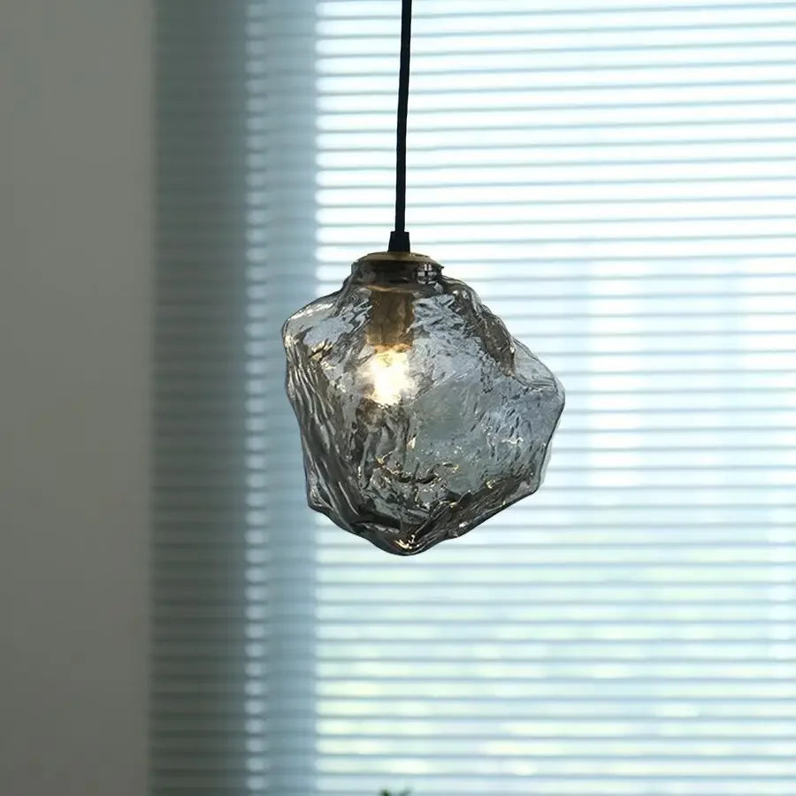 Ice Cube Lava FRP Pendant Light, Adjustable 3-Color