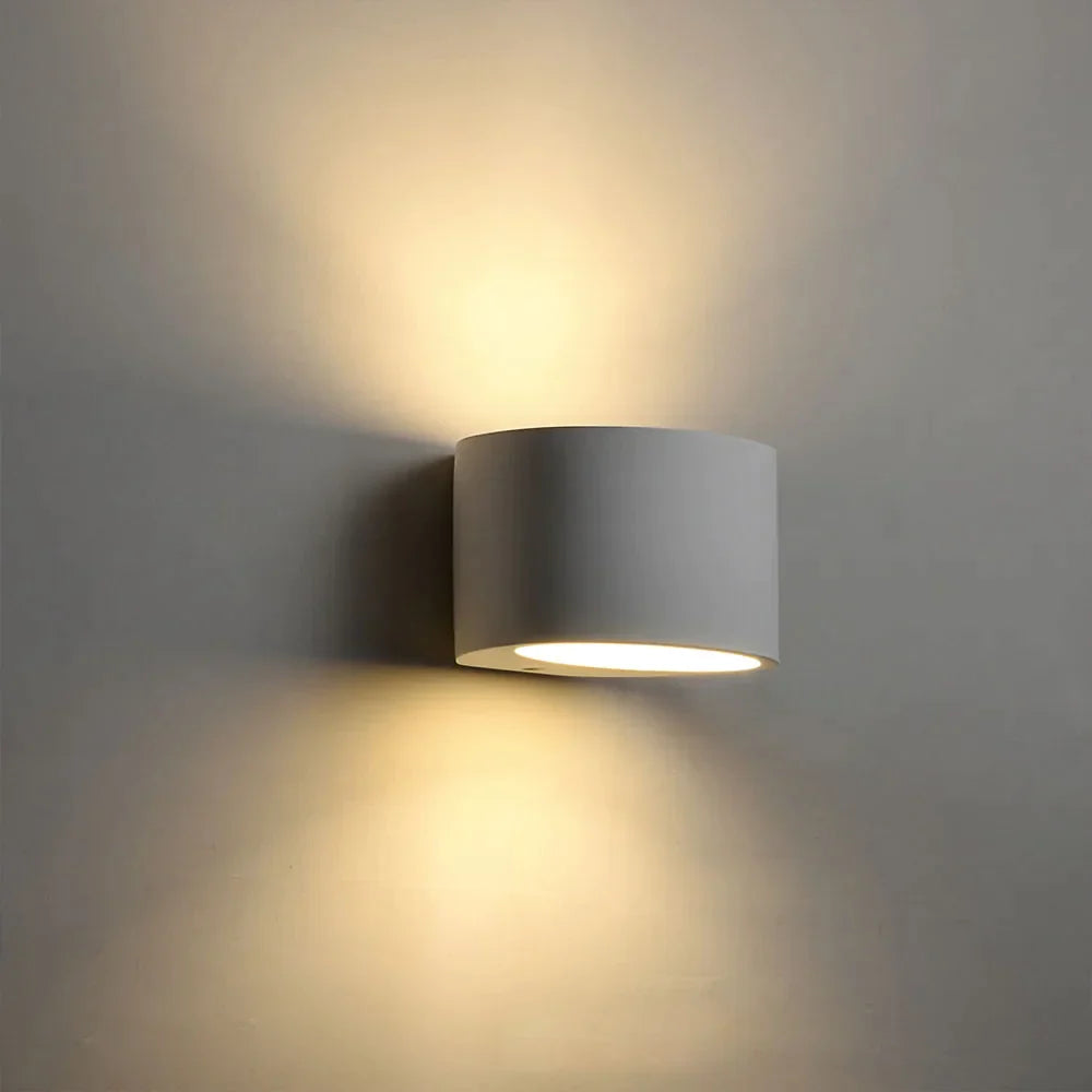 DecorBites™ Gypsum Wall Lamp 5W LED Sconces Indoor Lighting for Living Room & Bedroom