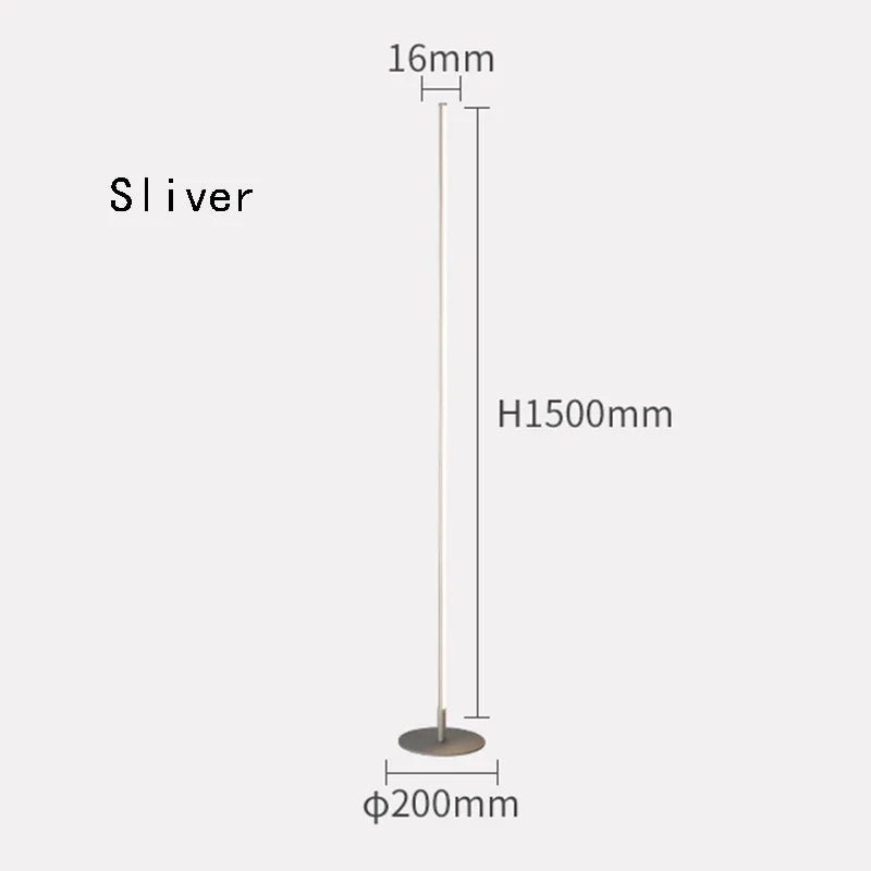 Gold Minimalist Floor Lamp