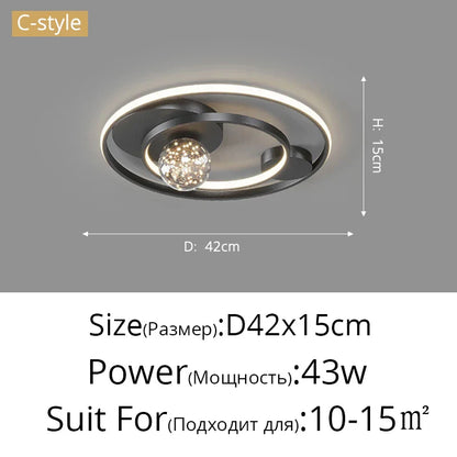 DecorBites™ Gypsophila Chandelier: Modern Ceiling Mounted Light for Home, Living Room, Bedroom