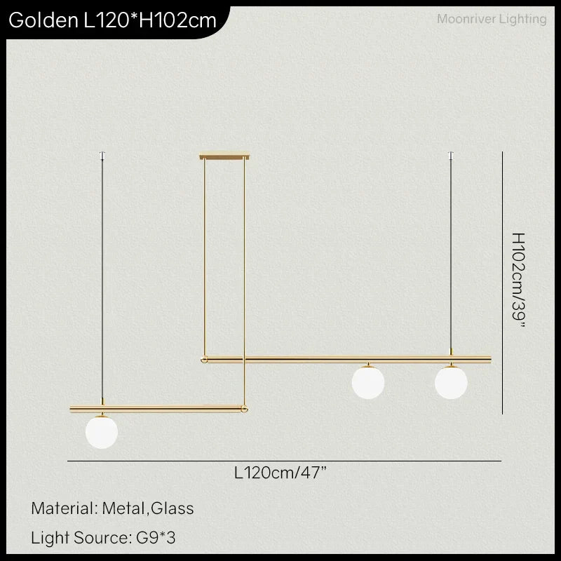 Minimalist Linear Pendant Light
