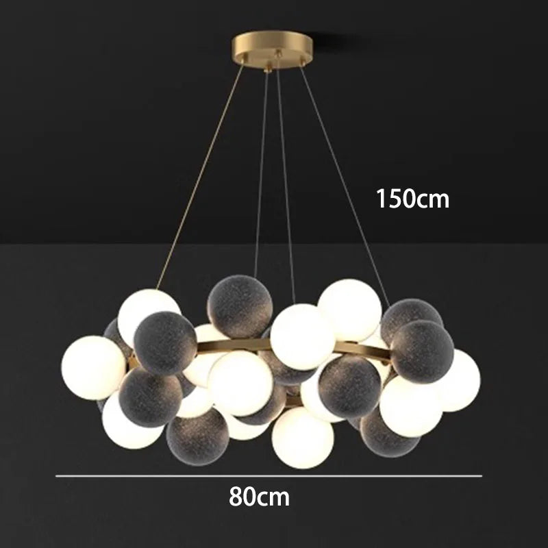 Chrome Linear LED Chandelier