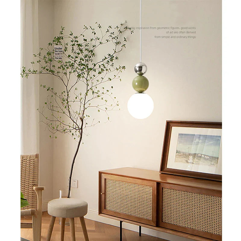 DecorBites™ Cream Style Modern Minimalist Nordic Pendant Light for Master Bedroom