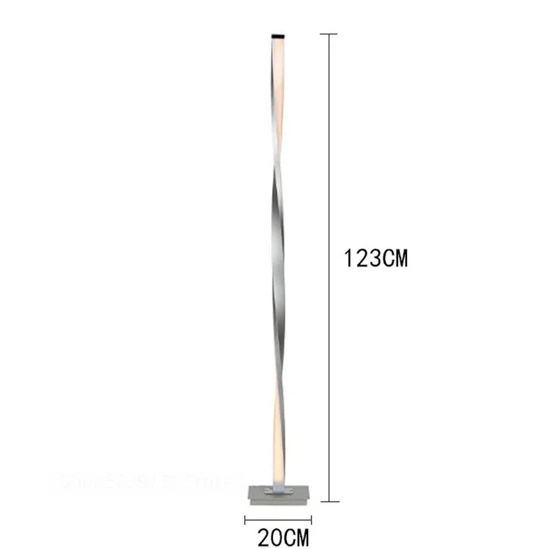Gold Black Modern Floor Lamp