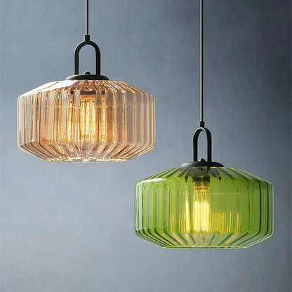 DecorBites™ Glass LED Pendant Chandelier Colorful Kitchen Island Light Fixture