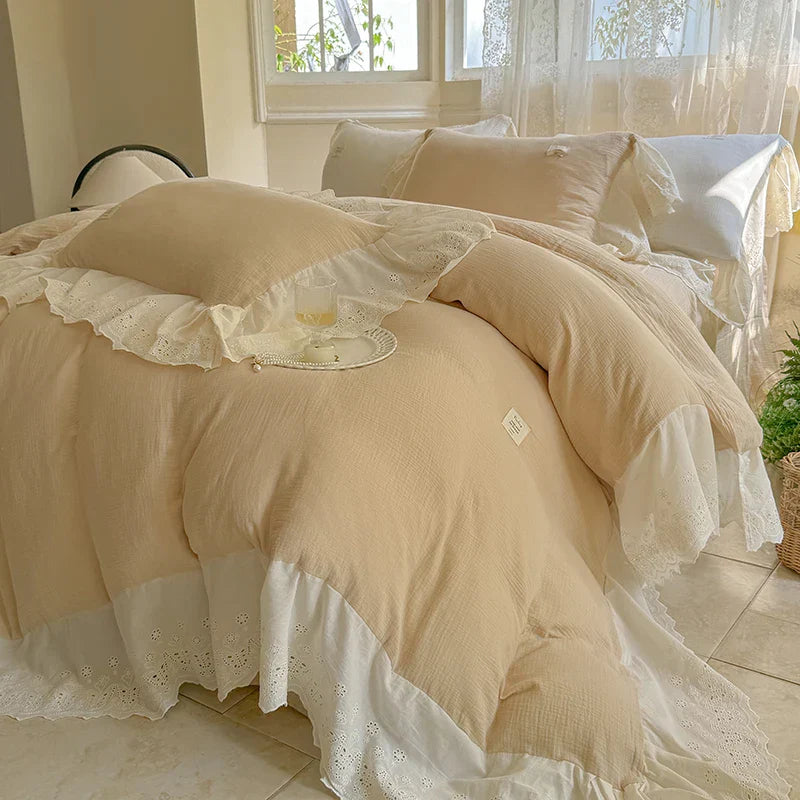 Cotton Wedding Bedding Set