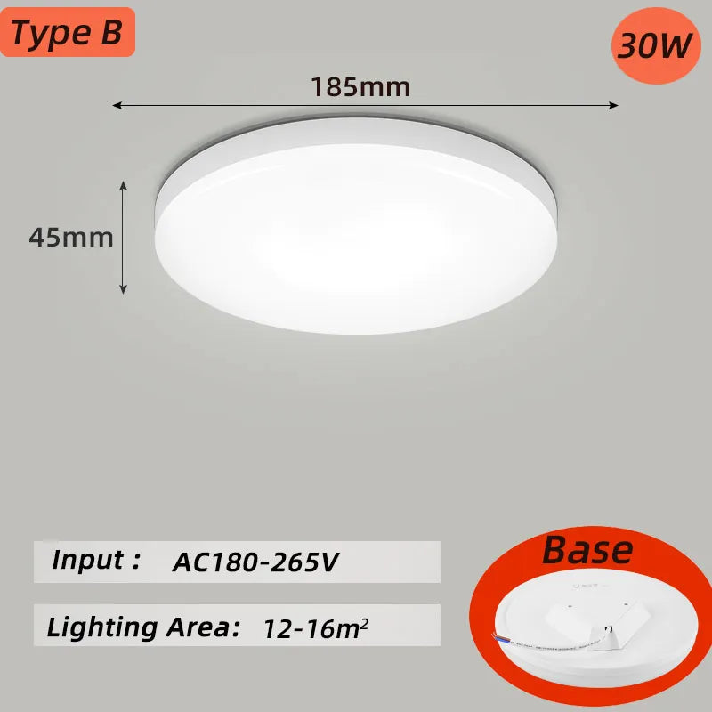 Ultrathin LED Ceiling Fixture