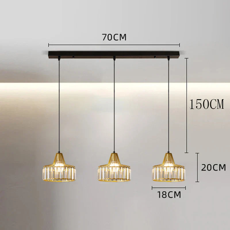 DecorBites™ LED Pendant Chandelier for Stylish Indoor Bedroom Decor