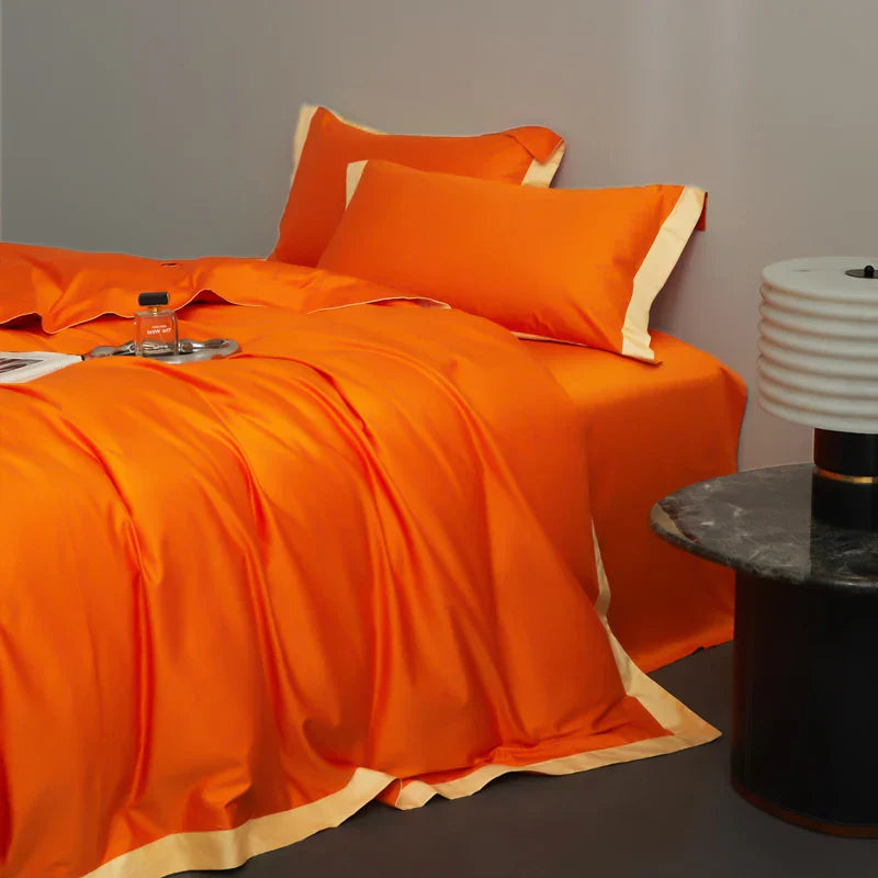 DecorBites™ Egyptian Cotton Hotel Style Bedding Set 1000TC Queen King Duvet Cover Sheet Pillowcases