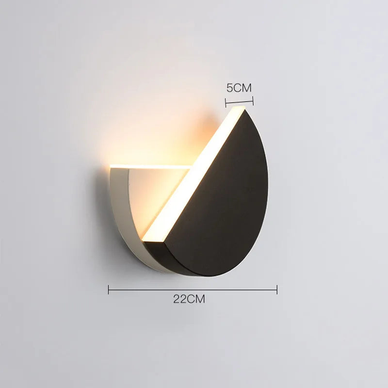 DecorBites™ Adjustable LED Wall Lamp for Modern Bedroom and Aisle Lighting