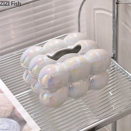 DecorBites™ Cotton Candy Ceramic Tissue Box - Modern Decor
