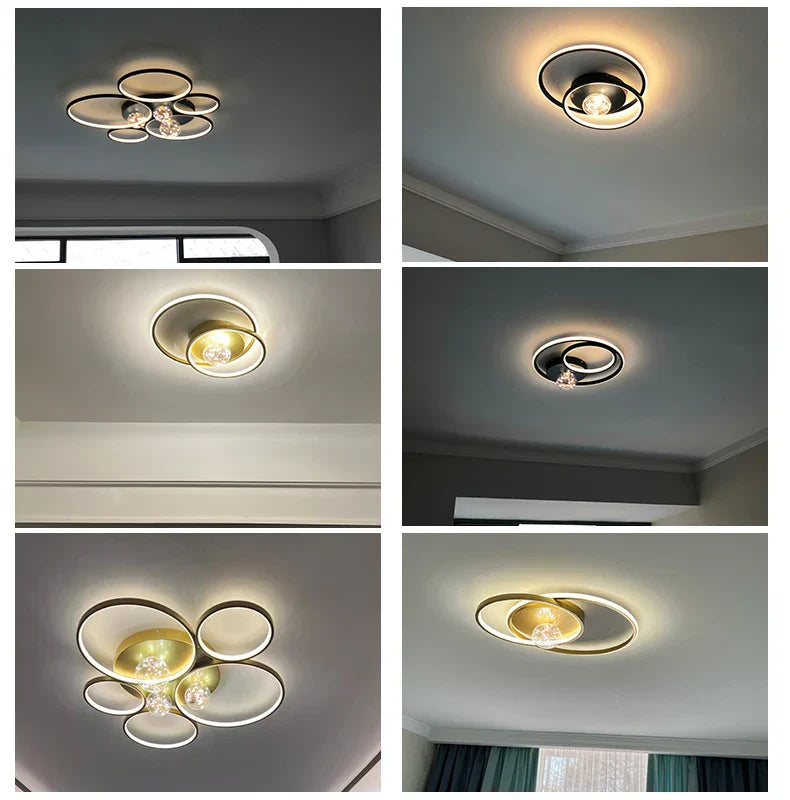 DecorBites™ Gypsophila Chandelier: Modern Ceiling Mounted Light for Home, Living Room, Bedroom