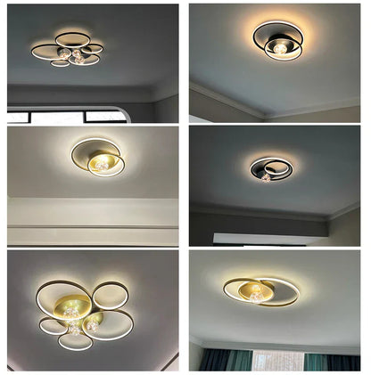 DecorBites™ Gypsophila Chandelier: Modern Ceiling Mounted Light for Home, Living Room, Bedroom