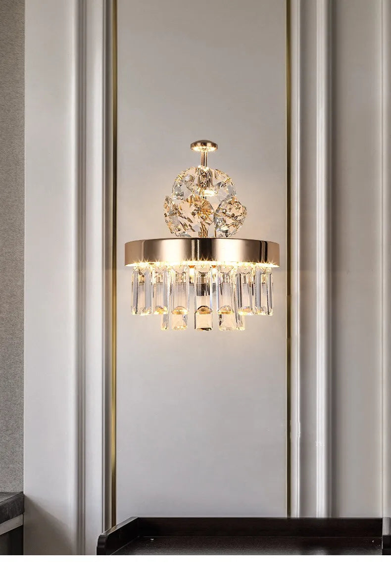 Crystal Ceiling Chandelier D100cm Master Suite